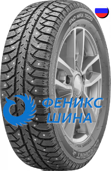 Шина (резина) Cordiant R16 205/55 91T  Sno-Max 7000 Шип.