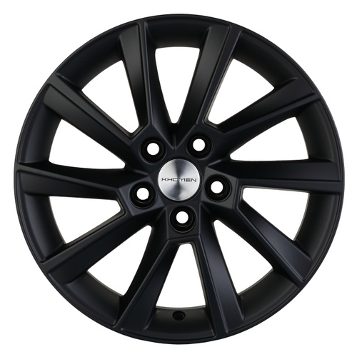 Диск Khomen Wheels 6.0/15 5/100 et38 57.1 KHW1507 (Rapid/Fabia) Black matt