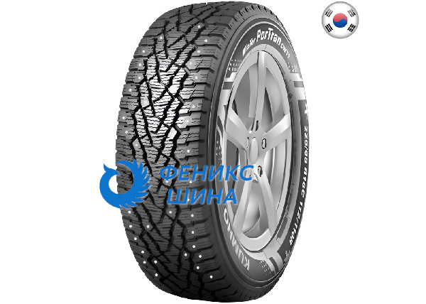 Шина (резина) Kumho R15 195/70 C 104/102R  Winter PorTran CW11 Шип.