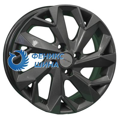 Диск Khomen Wheels 6.0/15 4/100 et48 54.1 KHW1508 Black-FP